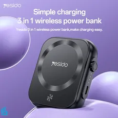 پاوربانک فست وایرلس 5000 میلی آمپر یسیدو Yesido YP59
