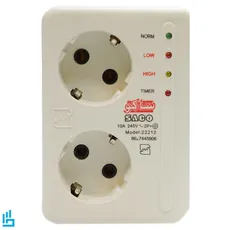 محافظ برق کامپیوتر صوتی تصویری 2 خانه کلیدار ارت دار ساکو Saco 22212