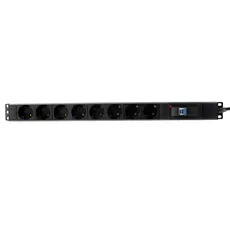 چند راهی 8 خانه ارت دار پارت الکتریک  کابل 1.8 Rack Mount مدل PE2266