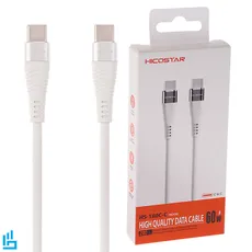 کابل تبدیل شارژ تایپ سی به تایپ سی هایکو استار HICOSTAR HS180 طول 20 سانتی متر