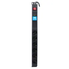 چندراهی و محافظ ولتاژ رک 6 خانه ارت دار پارت الکتریک کابل 1.8 متر Rack Mount مدل 5143