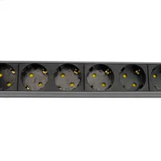چند راهی 8 خانه ارت دار پارت الکتریک  کابل 1.8 Rack Mount مدل PE2266