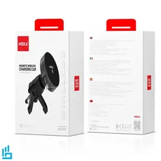 هولدر پایه نگهدارنده گوشی دریچه کولری وایرلس شارژ هیسکا HISKA HK2353