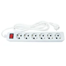 چندراهی برق شهاب 6 خانه پارت الکتریک با کابل 3 متر مدل PE658
