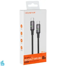 کابل شارژ تایپ سی TYPEC به تایپ سی TYPEC هایکو استار HS107 HICOSTAR طول 1 متر