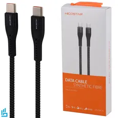 کابل شارژ تایپ سی TYPEC به تایپ سی TYPEC هایکو استار HICOSTAR HS59 طول 1 متر