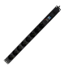 رک مونت (چندراهی) 8 خانه با فیوز مینیاتوری کابل 1/8 پارت الکتریک مدل EP2266 RACK MOUNT