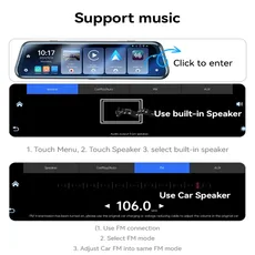 مانیتور و دوربین ثبت وقایع (دش کم) Dash CAM Yesido مدل KM24