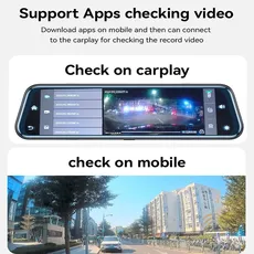 مانیتور و دوربین ثبت وقایع (دش کم) Dash CAM Yesido مدل KM24