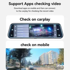 مانیتور و دوربین ثبت وقایع (دش کم) Dash CAM Yesido مدل KM24