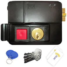 قفل برقی حیاطی تسا TSA مدل تگ و کارت (5 کلید)