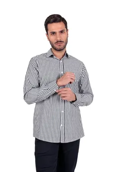 پیراهن آستین بلند مردانه مدل کلاسیک