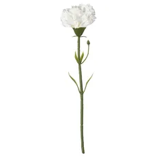 گل مصنوعی میخک سفید IKEA مدل SMYCKA
