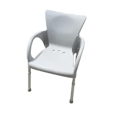 صندلی حمام دسته دار با ارتفاع قابل تنظیم