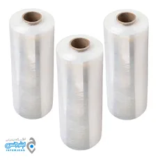 سلفون بسته بندی عرض 20 سانتی متر مدل استرچ صنعتی 3 عددی
