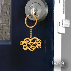 پلاک  دختر پسر قلب کد 40986