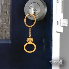 پلاک  انگشتر الماس کد 41091