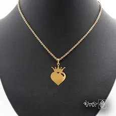 پلاک  قلب تاج کد 41391