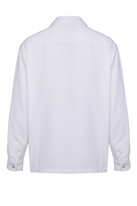 پیراهن کتان مردانه رنگ سفید