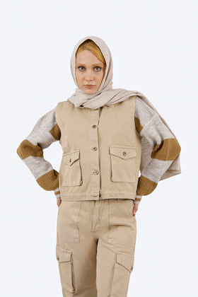 ژیله کتان زنانه