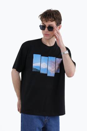 تیشرت طرح دار مردانه