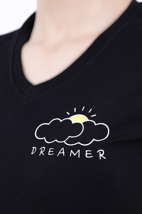 تیشرت طرح دار زنانه