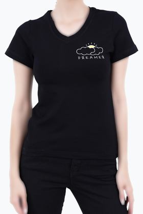 تیشرت طرح دار زنانه