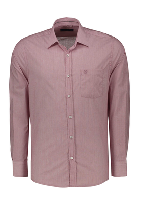 پیراهن آستین بلند نخی مردانه تک جیب