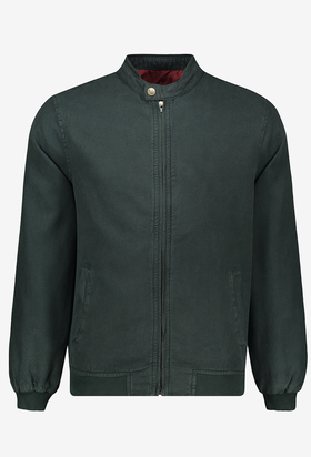 کاپشن یقه فرنچ کتان مردانه