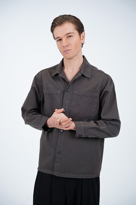 پیراهن کتان مردانه مدل دوجیب