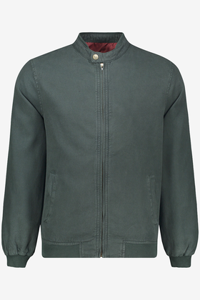 کاپشن یقه فرنچ کتان مردانه