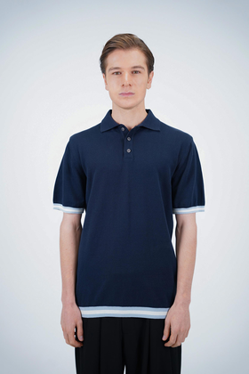 تیشرت بافت یقه دار مردانه