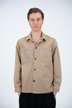 پیراهن کتان مردانه مدل دوجیب