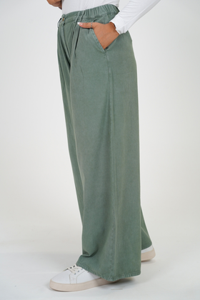 شلوار کتان زنانه مدل فول بگی