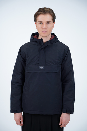 کاپشن کلاهدار جلو بسته شمعی مردانه