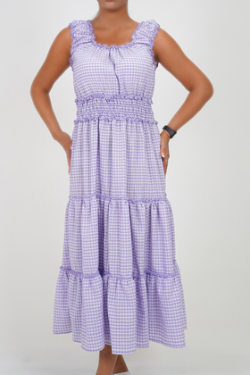 پیراهن بلند نخی زنانه