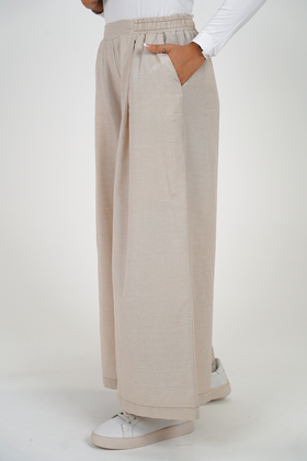 دامن شلواری کتان زنانه