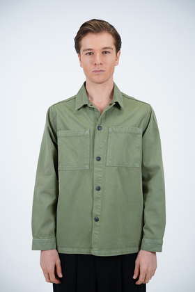 پیراهن کتان مردانه مدل دوجیب