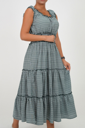 پیراهن بلند نخی زنانه