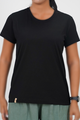 تیشرت آستین کوتاه ساده زنانه