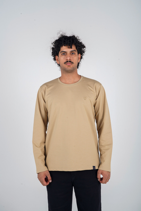 تیشرت آستین بلند یقه گرد مردانه