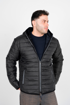 کاپشن کلاهدار شمعی مردانه