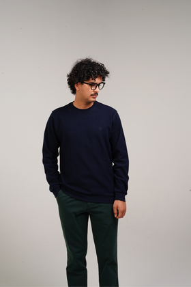 تیشرت آستین بلند یقه گرد مردانه سلانیک