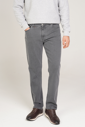 شلوار جین مردانه مدل راسته طوسی