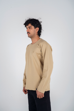 تیشرت آستین بلند یقه گرد مردانه