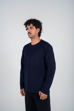 تیشرت آستین بلند یقه گرد مردانه