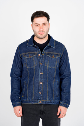 کت جین یقه برگردان مردانه