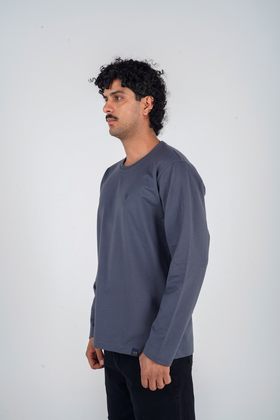 تیشرت آستین بلند یقه گرد مردانه