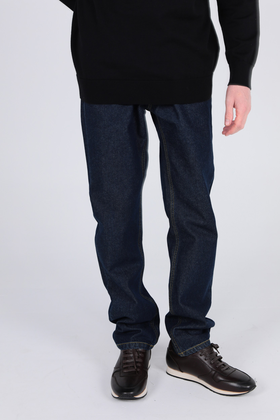 شلوار جین مردانه مدل راسته سرمه ای