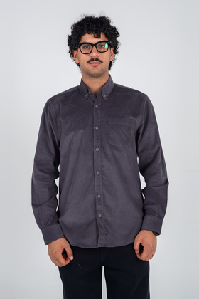 پیراهن آستین بلند مخمل مردانه